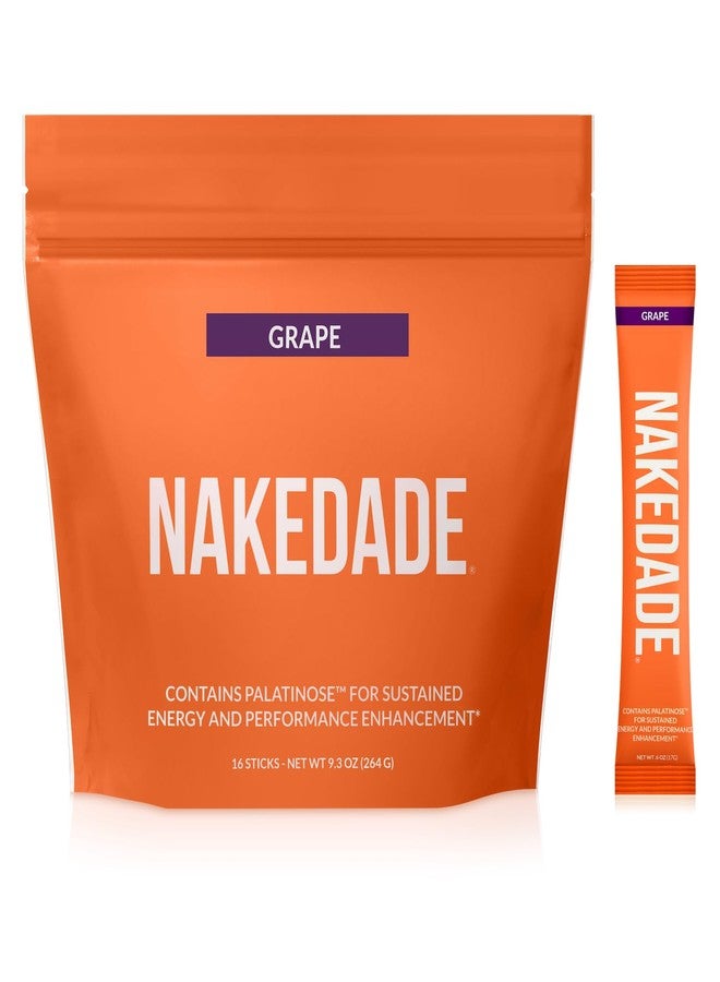 Nakd Nakedade Grape – Performance Enhancing Sports Drink Powder - Electrolyte Powder – No GMOs or Artificial Sweeteners, Gluten-Free, Soy-Free, Dairy-Free – 16 Sticks - Image 1